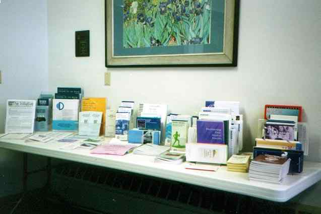 Be sure to take advantage of our large selection of free pamphlets.